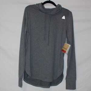 Reebok Women's Fired Up Hoodie - Black Heather